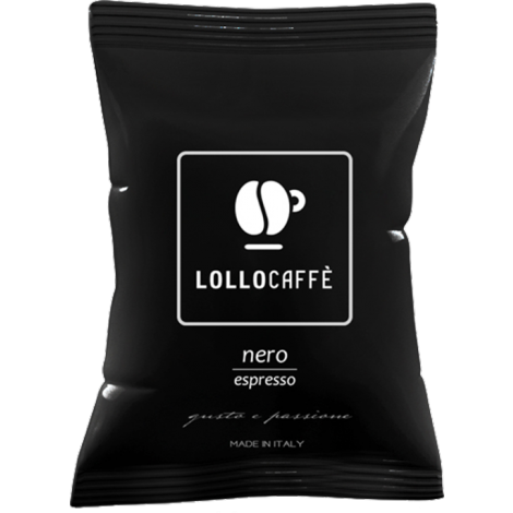 Capsule Lollo Caffè Nero Compatibili Lavazza Espresso Point