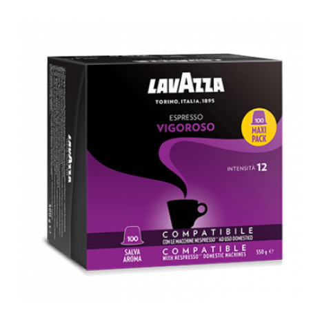 Capsule Lavazza Compatibili Nespresso Espresso Vigoroso