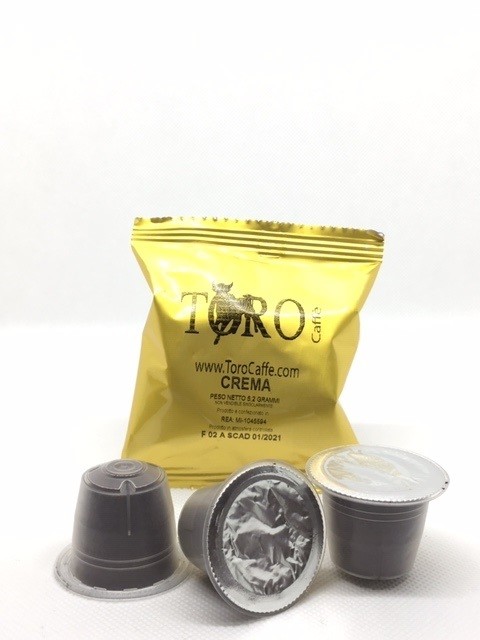 100 Capsule Nespresso Compatibili Toro Crema