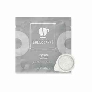 Cialde Lollo Caffè Argento in carta filtro ESE 44mm